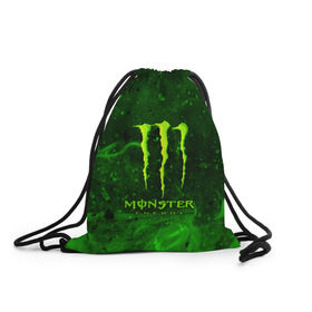 Рюкзак-мешок 3D с принтом MONSTER ENERGY в городе Новоалтайск, 100% полиэстер | плотность ткани — 200 г/м2, размер — 35 х 45 см; лямки — толстые шнурки, застежка на шнуровке, без карманов и подкладки | Тематика изображения на принте: energy | honda | mercedes | monster energy | porsche | racing | sport | toyota | автомобил | автомобильные | марка | машины | митсубиси | монстр | монстр энерджи | порше | спорт | тесла | тойота | хонда