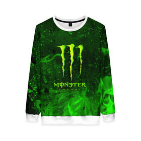 Женский свитшот 3D с принтом MONSTER ENERGY в городе Новоалтайск, 100% полиэстер с мягким внутренним слоем | круглый вырез горловины, мягкая резинка на манжетах и поясе, свободная посадка по фигуре | energy | honda | mercedes | monster energy | porsche | racing | sport | toyota | автомобил | автомобильные | марка | машины | митсубиси | монстр | монстр энерджи | порше | спорт | тесла | тойота | хонда