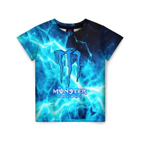Детская футболка 3D с принтом MONSTER ENERGY в городе Новоалтайск, 100% гипоаллергенный полиэфир | прямой крой, круглый вырез горловины, длина до линии бедер, чуть спущенное плечо, ткань немного тянется | Тематика изображения на принте: energy | honda | mercedes | monster energy | porsche | racing | sport | toyota | автомобил | автомобильные | марка | машины | митсубиси | монстр | монстр энерджи | порше | спорт | тесла | тойота | хонда