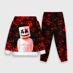 Детский костюм 3D (с толстовкой) с принтом Fortnite Marshmello. в городе Новоалтайск,  |  | Тематика изображения на принте: archetype | fortnite | fortnite x | game | ikonik | marshmello | raven | архетип | ворон | игра | иконик | маршмелло | фортнайт
