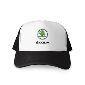 Кепка тракер с сеткой с принтом SKODA. в городе Новоалтайск, трикотажное полотно; задняя часть — сетка | длинный козырек, универсальный размер, пластиковая застежка | abstract | auto | brand | car | geometry | skoda | sport | texture | абстракция | авто | автомобильные | бренд | геометрия | классика | машины | модные | спорт | стиль | текстура | шкода