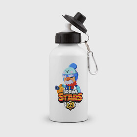 Бутылка спортивная с принтом BRAWL STARS GALE. в городе Новоалтайск, металл | емкость — 500 мл, в комплекте две пластиковые крышки и карабин для крепления | Тематика изображения на принте: 8 bit | brawl stars | crow | gale | leon | leon shark | max | mecha | mecha crow | mr.p | sally leon | shark | tara | virus 8 bit | werewolf leon | акула | берли | бравл старс | ворон | макс | оборотень