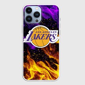 Чехол для iPhone 13 Pro Max с принтом LA LAKERS в городе Новоалтайск,  |  | Тематика изображения на принте: america | basketball | kobe bryant | la | la lakers | lakers | los angeles lakers | nba | usa | баскетбол | кобе брайант | лос анджелес лейкерс | нба | сша