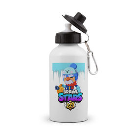Бутылка спортивная с принтом BRAWL STARS GALE. в городе Новоалтайск, металл | емкость — 500 мл, в комплекте две пластиковые крышки и карабин для крепления | Тематика изображения на принте: 8 bit | brawl stars | crow | gale | leon | leon shark | max | mecha | mecha crow | mr.p | sally leon | shark | tara | virus 8 bit | werewolf leon | акула | берли | бравл старс | ворон | макс | оборотень
