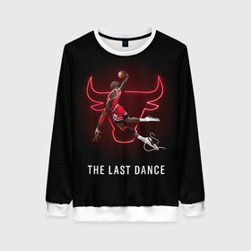 Женский свитшот 3D с принтом The Last Dance в городе Новоалтайск, 100% полиэстер с мягким внутренним слоем | круглый вырез горловины, мягкая резинка на манжетах и поясе, свободная посадка по фигуре | air | ball | basket | basketball | bulls | chicago | dance | jordan | jordans | jumpman | last | nba | sport | баскетбол | джордан | майкл | мяч | нба | последний | спорт | танец