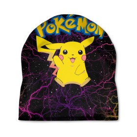 Шапка 3D с принтом Pikachu в городе Новоалтайск, 100% полиэстер | универсальный размер, печать по всей поверхности изделия | anime | pikachu | pokemon | pokemon logo | аниме | анимэ | пика | пикачу | покемон | покемон постер | эш и пикачу | эш кетчум | япония | японский