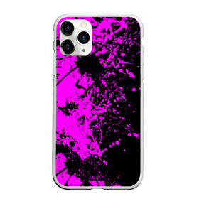 Чехол для iPhone 11 Pro Max матовый с принтом Чёрная магия в городе Новоалтайск, Силикон |  | paint | paints | брызги | брызги краски | брызги красок | краска | краски | пятна краски | разводы | разводы краски | смешивание красок | фиолетово черный | фон | цвета