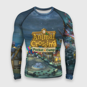 Мужской рашгард 3D с принтом ANIMAL CROSSING в городе Новоалтайск,  |  | animal crossing:new horizons | game | nintendo | анимал кроссинг | животные | звери | игра | нинтендо | пересечение животных