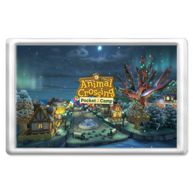 Магнит 45*70 с принтом ANIMAL CROSSING в городе Новоалтайск, Пластик | Размер: 78*52 мм; Размер печати: 70*45 | animal crossing:new horizons | game | nintendo | анимал кроссинг | животные | звери | игра | нинтендо | пересечение животных
