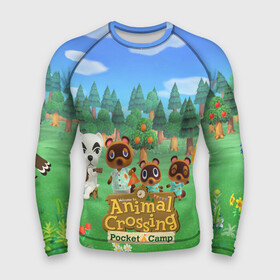 Мужской рашгард 3D с принтом ANIMAL CROSSING в городе Новоалтайск,  |  | animal crossing:new horizons | game | nintendo | анимал кроссинг | животные | звери | игра | нинтендо | пересечение животных