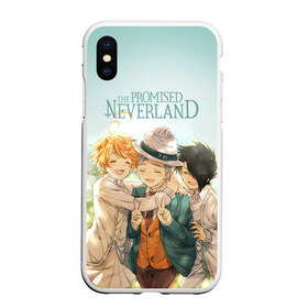 Чехол для iPhone XS Max матовый с принтом The Promised Neverland в городе Новоалтайск, Силикон | Область печати: задняя сторона чехла, без боковых панелей | Тематика изображения на принте: anime | emma | mango | the promised neverland | yakusoku no neverland | аниме | манга | обещанная страна грёз | обещанный неверленд