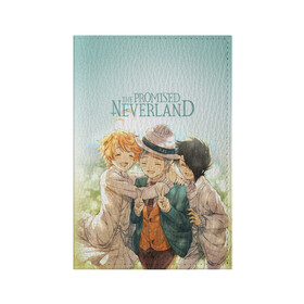 Обложка для паспорта матовая кожа с принтом The Promised Neverland в городе Новоалтайск, натуральная матовая кожа | размер 19,3 х 13,7 см; прозрачные пластиковые крепления | anime | emma | mango | the promised neverland | yakusoku no neverland | аниме | манга | обещанная страна грёз | обещанный неверленд