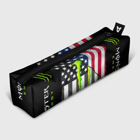 Пенал 3D с принтом MONSTER ENERGY (Z) в городе Новоалтайск, 100% полиэстер | плотная ткань, застежка на молнии | Тематика изображения на принте: black monster | bmx | claw | cybersport | energy | monster | monster energy | moto | motocross | race | sport | киберспорт | когти | монстер энерджи | монстр | мото | мотокросс | ралли | скейтбординг | спорт | энергия