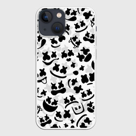 Чехол для iPhone 13 mini с принтом MARSHMELLO FACE в городе Новоалтайск,  |  | deadmau5 | fortnite | fortnite 2 | fortnite x маршмелло | ikonik | marshmello | ninja | ninja streamer | raven | travis scott | ворон | иконик | ниндзя | пили | рейвен | трэвис скотт | фортнайт