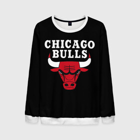 Мужской свитшот 3D с принтом CHICAGO BULLS в городе Новоалтайск, 100% полиэстер с мягким внутренним слоем | круглый вырез горловины, мягкая резинка на манжетах и поясе, свободная посадка по фигуре | bulls | chicago | chicago bulls | nba | red bulls | usa | америка | быки | нба | сша | чикаго буллс