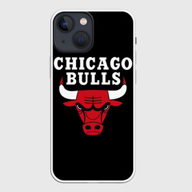 Чехол для iPhone 13 mini с принтом CHICAGO BULLS | ЧИКАГО БУЛЛС в городе Новоалтайск,  |  | Тематика изображения на принте: bulls | chicago | chicago bulls | nba | red bulls | usa | америка | быки | нба | сша | чикаго буллс