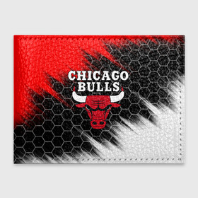 Обложка для студенческого билета с принтом CHICAGO BULLS в городе Новоалтайск, натуральная кожа | Размер: 11*8 см; Печать на всей внешней стороне | Тематика изображения на принте: bulls | chicago | chicago bulls | nba | red bulls | usa | америка | быки | нба | сша | чикаго буллс