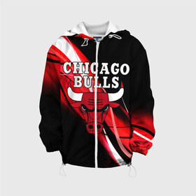 Детская куртка 3D с принтом CHICAGO BULLS в городе Новоалтайск, 100% полиэстер | застежка — молния, подол и капюшон оформлены резинкой с фиксаторами, по бокам — два кармана без застежек, один потайной карман на груди, плотность верхнего слоя — 90 г/м2; плотность флисового подклада — 260 г/м2 | Тематика изображения на принте: 23 | bulls | chicago bulls | jordan | logo | michael jordan | nba | paris saint germain | psg | red | sport | быки | джордан | лого | майкл джордан | псж | спорт | чикаго буллс