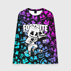 Мужской лонгслив 3D с принтом FORTNITE x MARSHMELLO в городе Новоалтайск, 100% полиэстер | длинные рукава, круглый вырез горловины, полуприлегающий силуэт | Тематика изображения на принте: deadmau5 | fortnite | fortnite 2 | fortnite x маршмелло | ikonik | marshmello | ninja | ninja streamer | raven | travis scott | ворон | иконик | ниндзя | пили | рейвен | трэвис скотт | фортнайт