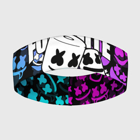 Повязка на голову 3D с принтом FORTNITE x MARSHMELLO в городе Новоалтайск,  |  | Тематика изображения на принте: deadmau5 | fortnite | fortnite 2 | fortnite x маршмелло | ikonik | marshmello | ninja | ninja streamer | raven | travis scott | ворон | иконик | ниндзя | пили | рейвен | трэвис скотт | фортнайт