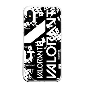Чехол для iPhone XS Max матовый с принтом Valorant в городе Новоалтайск, Силикон | Область печати: задняя сторона чехла, без боковых панелей | best | beta | riot | valorant | автоматы | валорант | гайд | дробовики | пистолеты | пулеметы | спецназ | хайлайты