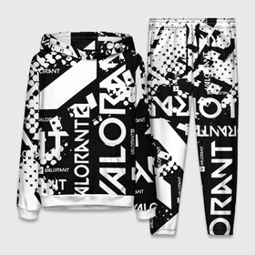 Женский костюм 3D (с толстовкой) с принтом Valorant в городе Новоалтайск,  |  | best | beta | riot | valorant | автоматы | валорант | гайд | дробовики | пистолеты | пулеметы | спецназ | хайлайты