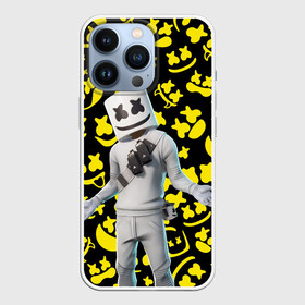 Чехол для iPhone 13 Pro с принтом FORTNITE x MARSHMELLO в городе Новоалтайск,  |  | deadmau5 | fortnite | fortnite 2 | fortnite x маршмелло | ikonik | marshmello | ninja | ninja streamer | raven | travis scott | ворон | иконик | ниндзя | пили | рейвен | трэвис скотт | фортнайт