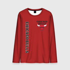 Мужской лонгслив 3D с принтом CHICAGO BULLS | ЧИКАГО БУЛЛС в городе Новоалтайск, 100% полиэстер | длинные рукава, круглый вырез горловины, полуприлегающий силуэт | Тематика изображения на принте: bulls | chicago | chicago bulls | nba | red bulls | usa | америка | быки | нба | сша | чикаго буллс