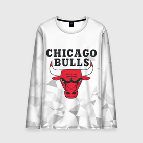 Мужской лонгслив 3D с принтом CHICAGO BULLS в городе Новоалтайск, 100% полиэстер | длинные рукава, круглый вырез горловины, полуприлегающий силуэт | Тематика изображения на принте: bulls | chicago | chicago bulls | nba | red bulls | usa | америка | быки | нба | сша | чикаго буллс