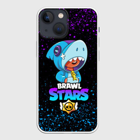 Чехол для iPhone 13 mini с принтом BRAWL STARS LEON SHARK в городе Новоалтайск,  |  | bibi | brawl stars | coach mike | crow | gale | leon | leon shark | max | mecha crow | mortis | mr.p | phoenix | sally leon | sandy | spike | sprout | tara | unicorn | virus 8 bit | werewolf | ворон | оборотень