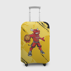 Чехол для чемодана 3D с принтом MICHAEL JORDAN в городе Новоалтайск, 86% полиэфир, 14% спандекс | двустороннее нанесение принта, прорези для ручек и колес | chicago bulls | michael jordan | баскетбол | джордан | лучший | последний танец (the last dance) | сезон