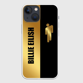 Чехол для iPhone 13 mini с принтом Billie Eilish Gold в городе Новоалтайск,  |  | billie eilish | billie eilish gold | bud guy | gold блонш | logo | айлиш | айлишь | билли | билли айлиш | блонч | блонш | золотой | золотой логотип | лого | логотип билли айлиш | человечек