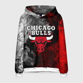 Мужская толстовка 3D с принтом CHICAGO BULLS в городе Новоалтайск, 100% полиэстер | двухслойный капюшон со шнурком для регулировки, мягкие манжеты на рукавах и по низу толстовки, спереди карман-кенгуру с мягким внутренним слоем. | bulls | chicago | chicago bulls | nba | red bulls | usa | америка | быки | нба | сша | чикаго буллс
