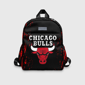 Детский рюкзак 3D с принтом CHICAGO BULLS | ЧИКАГО БУЛЛС в городе Новоалтайск, 100% полиэстер | лямки с регулируемой длиной, сверху петелька, чтобы рюкзак можно было повесить на вешалку. Основное отделение закрывается на молнию, как и внешний карман. Внутри дополнительный карман. По бокам два дополнительных кармашка | bulls | chicago | chicago bulls | nba | red bulls | usa | америка | быки | нба | сша | чикаго буллс