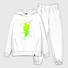 Мужской костюм хлопок OVERSIZE с принтом Billie Eilish в городе Новоалтайск,  |  | billie eilish | billie eilish gold | bud guy | logo | айлиш | айлишь | билли | билли айлиш | блонч | блонш | золотой | золотой логотип | лого | логотип билли айлиш | человечек
