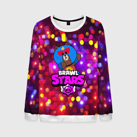 Мужской свитшот 3D с принтом BRAWL STARS:EL BROWN в городе Новоалтайск, 100% полиэстер с мягким внутренним слоем | круглый вырез горловины, мягкая резинка на манжетах и поясе, свободная посадка по фигуре | 8 | 8 bit | bibi | brawl stars | brock | bull | crow | dinomike | el primo | leon | mobile game | mr.p | nita | poko | ricochet | stars | tara | бравл старс | ворон | леон | мобильные игры