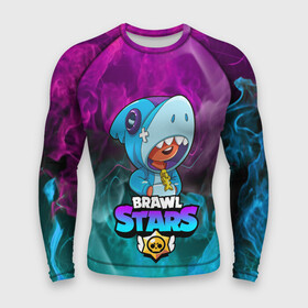 Мужской рашгард 3D с принтом BRAWL STARS LEON SHARK в городе Новоалтайск,  |  | bibi | brawl stars | coach mike | crow | gale | leon | leon shark | max | mecha crow | mortis | mr.p | phoenix | sally leon | sandy | spike | sprout | tara | unicorn | virus 8 bit | werewolf | ворон | оборотень