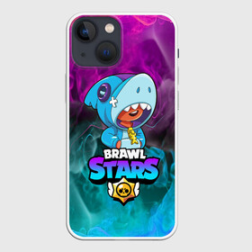 Чехол для iPhone 13 mini с принтом BRAWL STARS LEON SHARK в городе Новоалтайск,  |  | bibi | brawl stars | coach mike | crow | gale | leon | leon shark | max | mecha crow | mortis | mr.p | phoenix | sally leon | sandy | spike | sprout | tara | unicorn | virus 8 bit | werewolf | ворон | оборотень