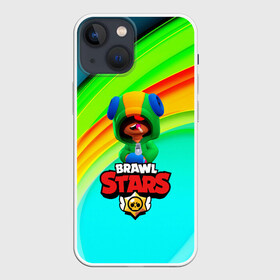 Чехол для iPhone 13 mini с принтом BRAWL STARS:LEON в городе Новоалтайск,  |  | 8 | 8 bit | bibi | brawl stars | brock | bull | crow | dinomike | el primo | leon | mobile game | mr.p | nita | poko | ricochet | stars | tara | бравл старс | ворон | леон | мобильные игры
