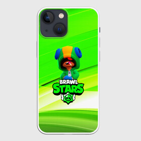 Чехол для iPhone 13 mini с принтом BRAWL STARS:LEON в городе Новоалтайск,  |  | 8 | 8 bit | bibi | brawl stars | brock | bull | crow | dinomike | el primo | leon | mobile game | mr.p | nita | poko | ricochet | stars | tara | бравл старс | ворон | леон | мобильные игры
