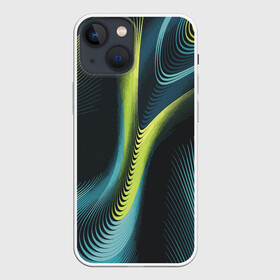 Чехол для iPhone 13 mini с принтом Wave в городе Новоалтайск,  |  | abstraction | color | fashion | rastr | wave | абстракция | волна | мода | растр | цвет