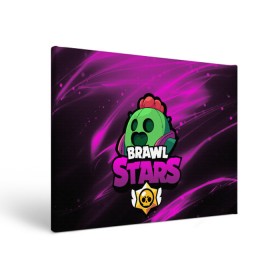 Холст прямоугольный с принтом СПАЙК BRAWL STARS в городе Новоалтайск, 100% ПВХ |  | Тематика изображения на принте: brawl stars spike | spike | бравл старс спайк | бравлер | кактус | спайк | спайк brawl stars