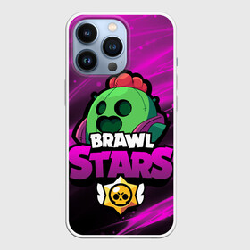 Чехол для iPhone 13 Pro с принтом СПАЙК BRAWL STARS в городе Новоалтайск,  |  | Тематика изображения на принте: brawl stars spike | spike | бравл старс спайк | бравлер | кактус | спайк | спайк brawl stars