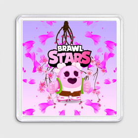 Магнит 55*55 с принтом Sakura Spike Brawl Stars в городе Новоалтайск, Пластик | Размер: 65*65 мм; Размер печати: 55*55 мм | Тематика изображения на принте: brawl | brawl stars | sakura spike | spike | бравл | бравл кактус | бравл старс | кактус | сакура спайк | спайк | спайк бравл старс