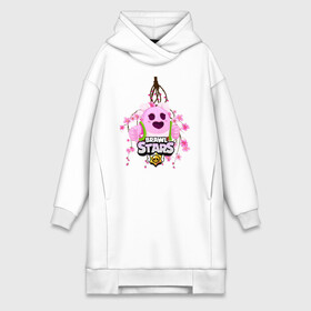 Платье-худи хлопок с принтом Sakura Spike Brawl Stars в городе Новоалтайск,  |  | brawl | brawl stars | sakura spike | spike | бравл | бравл кактус | бравл старс | кактус | сакура спайк | спайк | спайк бравл старс
