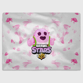 Плед 3D с принтом Sakura Spike Brawl Stars в городе Новоалтайск, 100% полиэстер | закругленные углы, все края обработаны. Ткань не мнется и не растягивается | brawl | brawl stars | sakura spike | spike | бравл | бравл кактус | бравл старс | кактус | сакура спайк | спайк | спайк бравл старс
