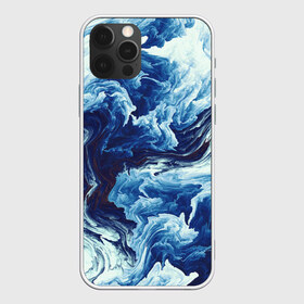 Чехол для iPhone 12 Pro Max с принтом Абстракция смешивание разводы в городе Новоалтайск, Силикон |  | Тематика изображения на принте: textures | абстракция | белый | волны | линии | микс | море | облака | океан | полосы | потеки | разводы | синий | смесь | смешивание краски | текстуры | фон | цвета