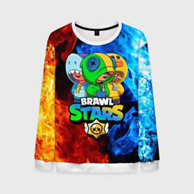 Мужской свитшот 3D с принтом BRAWL STARS LEON TRIO | ЛЕОН в городе Новоалтайск, 100% полиэстер с мягким внутренним слоем | круглый вырез горловины, мягкая резинка на манжетах и поясе, свободная посадка по фигуре | bibi | brawl stars | coach mike | crow | gale | leon | leon shark | max | mecha crow | mortis | mr.p | phoenix | sally leon | sandy | spike | sprout | tara | unicorn | virus 8 bit | werewolf | ворон | оборотень