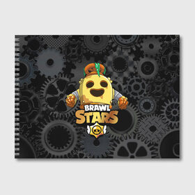 Альбом для рисования с принтом Brawl Stars Robot Spike в городе Новоалтайск, 100% бумага
 | матовая бумага, плотность 200 мг. | Тематика изображения на принте: brawl stars | brawl stars spike robot | spike | spike robot | бравл кактус | бравл спайк | бравл старс | кактус | робоспайк | спайк | спайк бравл старс