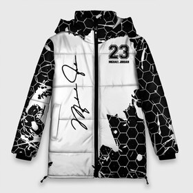 Женская зимняя куртка 3D с принтом Michael Jordan 23 в городе Новоалтайск, верх — 100% полиэстер; подкладка — 100% полиэстер; утеплитель — 100% полиэстер | длина ниже бедра, силуэт Оверсайз. Есть воротник-стойка, отстегивающийся капюшон и ветрозащитная планка. 

Боковые карманы с листочкой на кнопках и внутренний карман на молнии | 23 | bulls | chicago | jeffrey | jordan | michael | mvp | space jam | майкл джордан | чикаго буллз